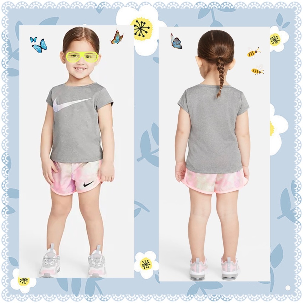 Nike Infant Girl’s Dri-Fit T-Shirt & Shorts Set (2-pieces)